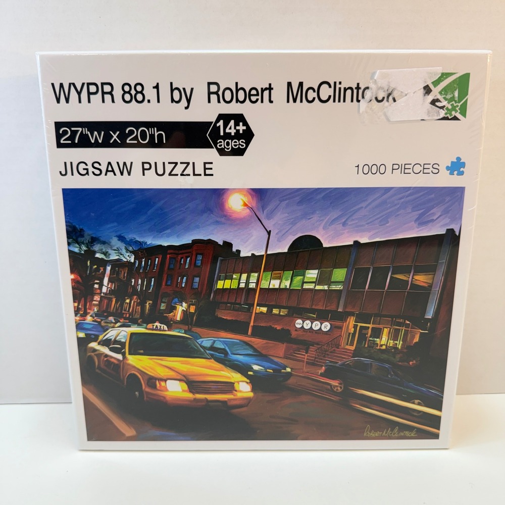 WYPR Jigsaw Puzzle 1000 Piece‎ Multi Robert McClintock Baltimore Art